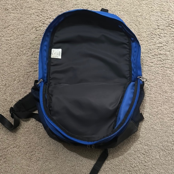Nike Brasilia Mens Blue & Black Backpack Bookbag One Size - Picture 6 of 6